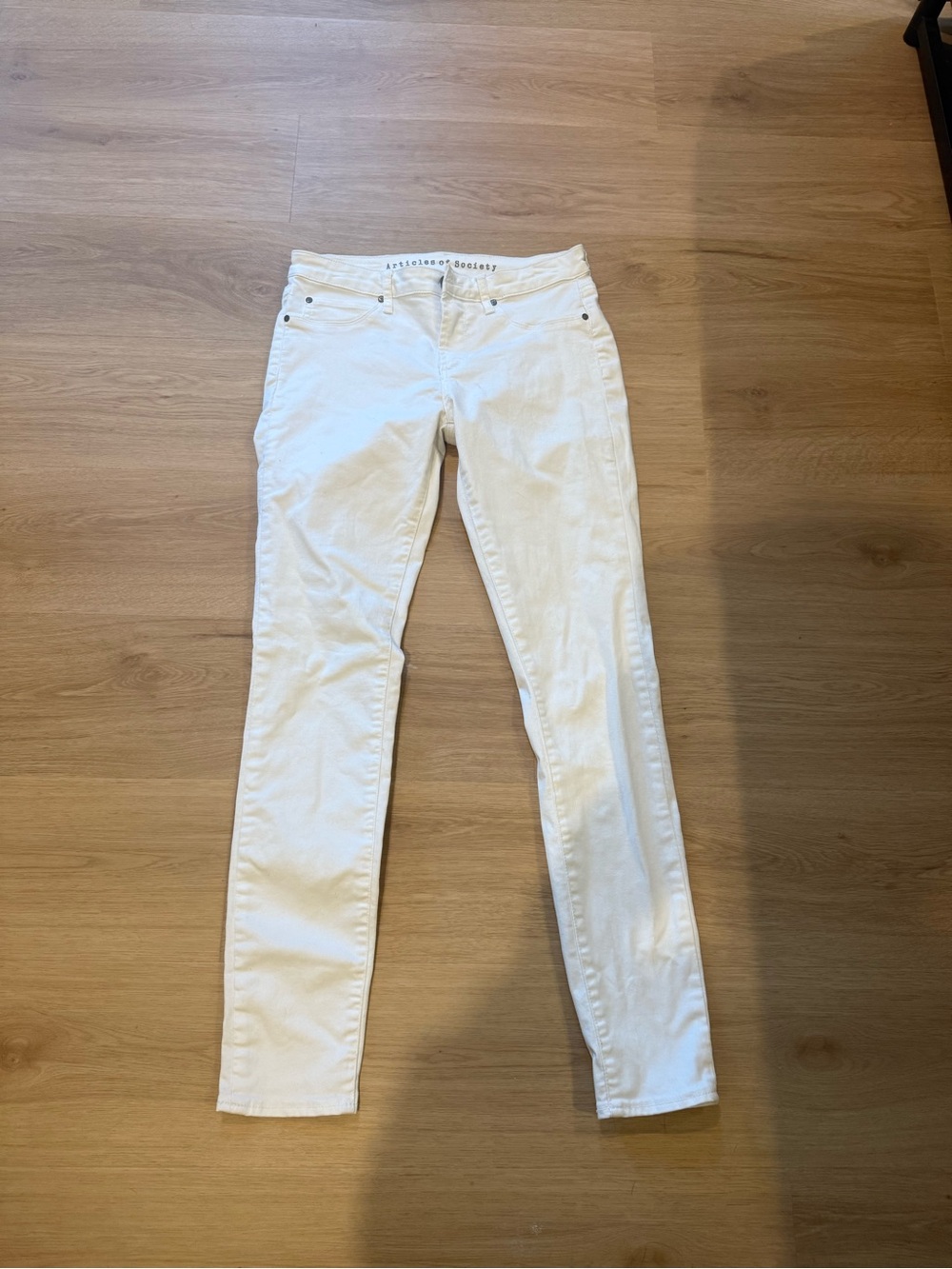 Articles Of Society White Skinny Jeans